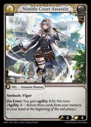 Nimble Court Assassin (103) [Radiant Origins]