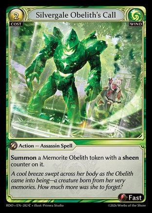 Silvergale Obelith's Call (282) [Radiant Origins]