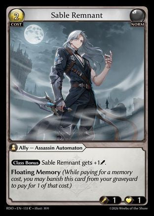 Sable Remnant (Curio Foil) (133) [Radiant Origins]