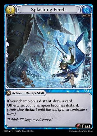 Splashing Perch (Curio Foil) (245) [Radiant Origins]
