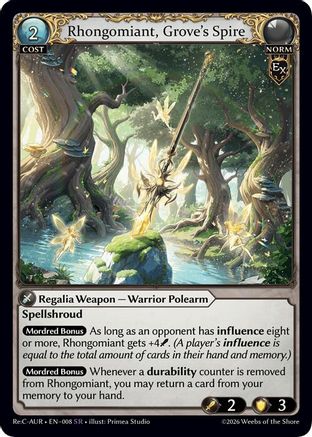 Rhongomiant, Grove's Spire (8) [Mordred Re: Collection, Aurelian Regent]