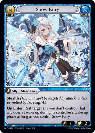 Snow Fairy (32) [Mordred Re: Collection, Aurelian Regent]