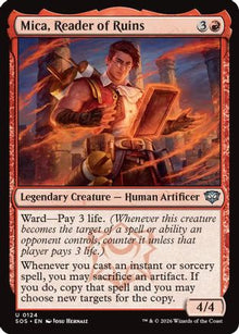 Mica, Reader of Ruins (SOS-124) - Secrets of Strixhaven