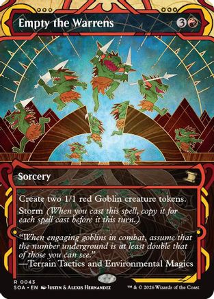 Empty the Warrens (SOA-043) - Secrets of Strixhaven: Mystical Archive