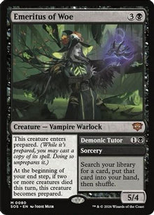 Emeritus of Woe (SOS-080) - Secrets of Strixhaven