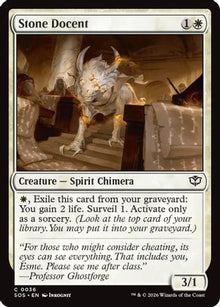 Stone Docent (SOS-036) - Secrets of Strixhaven Foil