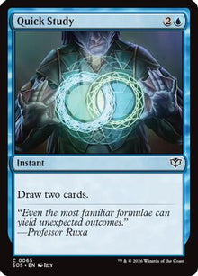 Quick Study (SOS-065) - Secrets of Strixhaven Foil