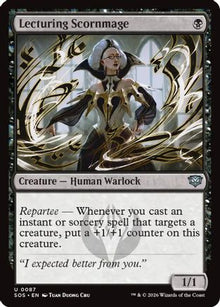 Lecturing Scornmage (SOS-087) - Secrets of Strixhaven Foil