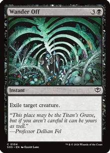 Wander Off (SOS-104) - Secrets of Strixhaven Foil