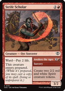 Strife Scholar (SOS-131) - Secrets of Strixhaven Foil