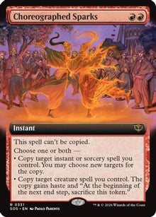Choreographed Sparks (Extended Art) (SOS-331) - Secrets of Strixhaven