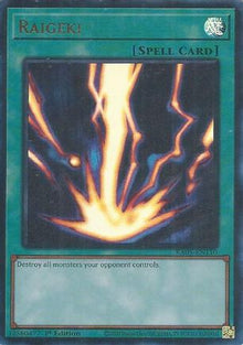 Raigeki (Ultra Rare) (RA05-EN110) - Rarity Collection 5 1st Edition