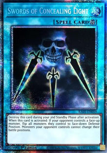 Swords of Concealing Light (Starlight Rare) (RA05-EN059) - Rarity Collection 5 1st Edition