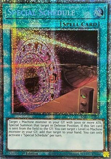 Special Schedule (Starlight Rare) (RA05-EN060) - Rarity Collection 5 1st Edition