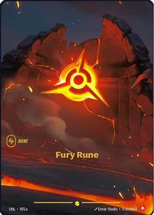 Fury Rune (Alternate Art) (R01a) - Unleashed Foil