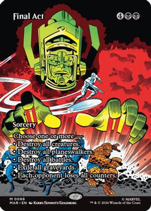 Final Act (Borderless) (MAR-066) - Marvel Universe Eternal-Legal Foil