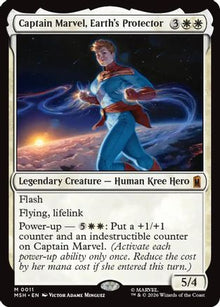 Captain Marvel, Earth's Protector (MSH-011) - Marvel Super Heroes