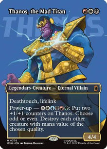 Thanos, the Mad Titan (Borderless) (0367) (MSH-376) - Marvel Super Heroes