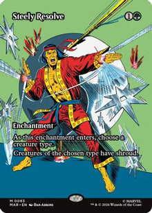 Steely Resolve (Borderless) (MAR-083) - Marvel Universe Eternal-Legal
