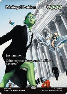 Privileged Position (Borderless) (MAR-092) - Marvel Universe Eternal-Legal