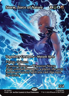 Storm, Force of Nature (Borderless) (MAR-094) - Marvel Universe Eternal-Legal