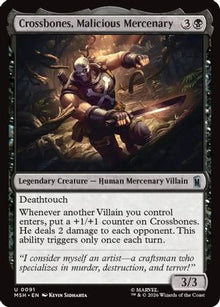 Crossbones, Malicious Mercenary (MSH-091) - Marvel Super Heroes Foil