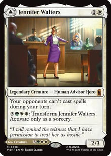 Jennifer Walters (MSH-018) - Marvel Super Heroes Foil