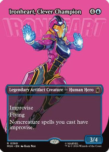 Ironheart, Clever Champion (Borderless) (MSH-360) - Marvel Super Heroes Foil