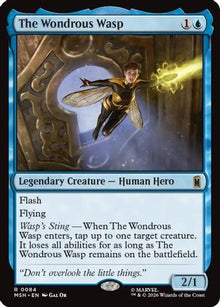 The Wondrous Wasp (MSH-084) - Marvel Super Heroes Foil