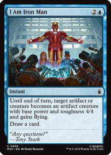 I Am Iron Man (MSH-058) - Marvel Super Heroes Foil