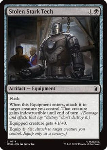 Stolen Stark Tech (MSH-114) - Marvel Super Heroes Foil