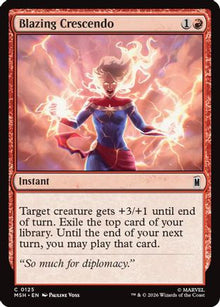 Blazing Crescendo (MSH-125) - Marvel Super Heroes Foil