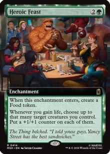 Heroic Feast (Extended Art) (MSH-414) - Marvel Super Heroes Foil