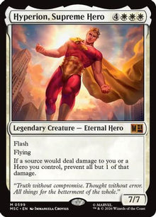 Hyperion, Supreme Hero (MSC-599) - Commander: Marvel Super Heroes