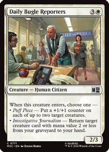 Daily Bugle Reporters (MSC-771) - Commander: Marvel Super Heroes