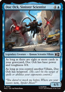 Doc Ock, Sinister Scientist (MSC-783) - Commander: Marvel Super Heroes