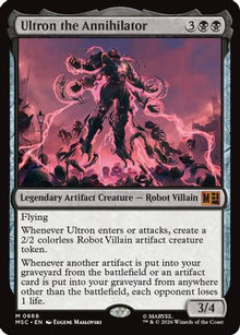 Ultron the Annihilator (MSC-668) - Commander: Marvel Super Heroes Foil