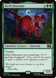 Devil Dinosaur (MSC-719) - Commander: Marvel Super Heroes Foil