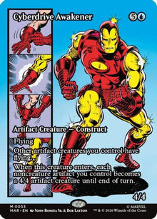 Cyberdrive Awakener (Borderless) (MAR-053) - Marvel Universe Eternal-Legal