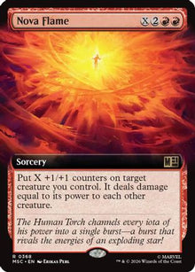 Nova Flame (Extended Art) (MSC-368) - Commander: Marvel Super Heroes