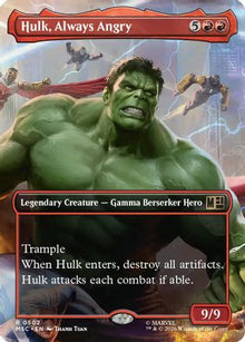 Hulk, Always Angry (Borderless) (MSC-502) - Commander: Marvel Super Heroes