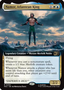 Namor, Atlantean King (Extended Art) (MSC-409) - Commander: Marvel Super Heroes