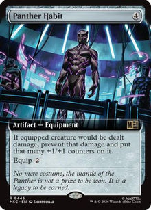 Panther Habit (Extended Art) (MSC-446) - Commander: Marvel Super Heroes