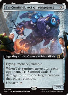 Tri-Sentinel, Act of Vengeance (Extended Art) (MSC-456) - Commander: Marvel Super Heroes
