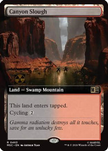 Canyon Slough (Extended Art) (MSC-463) - Commander: Marvel Super Heroes