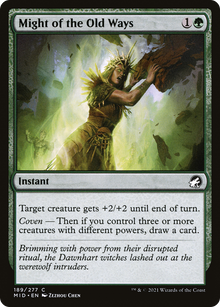 Might of the Old Ways [Innistrad: Midnight Hunt]