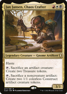 Jan Jansen, Chaos Crafter [Commander Legends: Battle for Baldur's Gate]