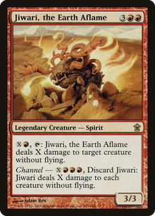 Jiwari, the Earth Aflame [Saviors of Kamigawa]