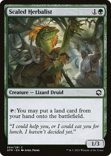 Scaled Herbalist [Dungeons & Dragons: Adventures in the Forgotten Realms]