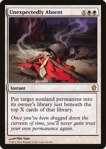 Unexpectedly Absent [Commander 2013]